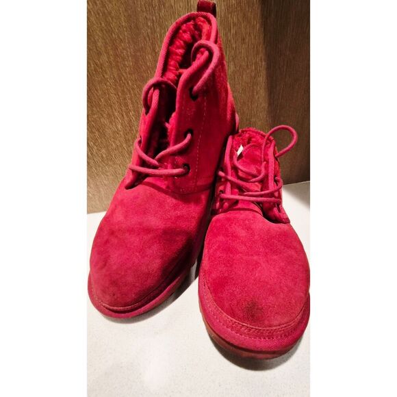 UGG red booties main image 4